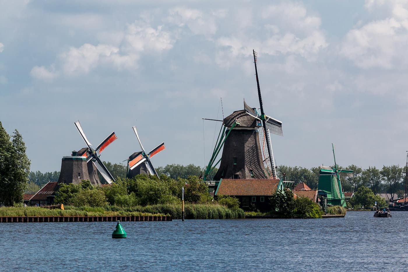 Windmills at Zaanse Schans, near Amsterdam