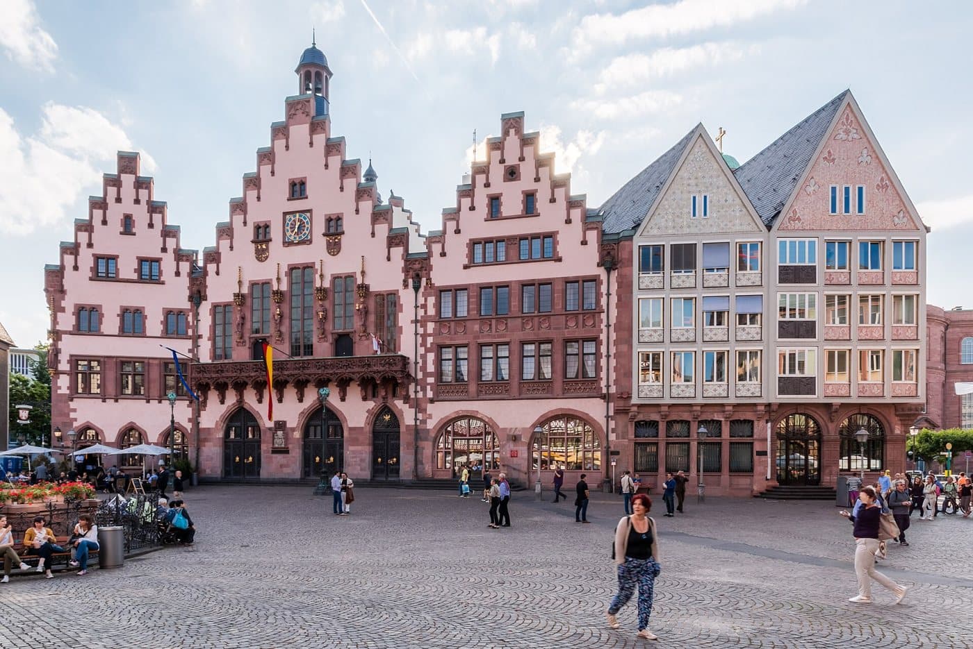 The Römer on Römerberg in Frankfurt's old town