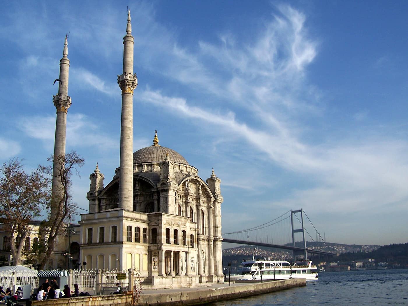 Ortaköy Mosque and the Bosphorus Bridge in Istanbul